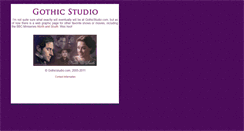 Desktop Screenshot of gothicstudio.com